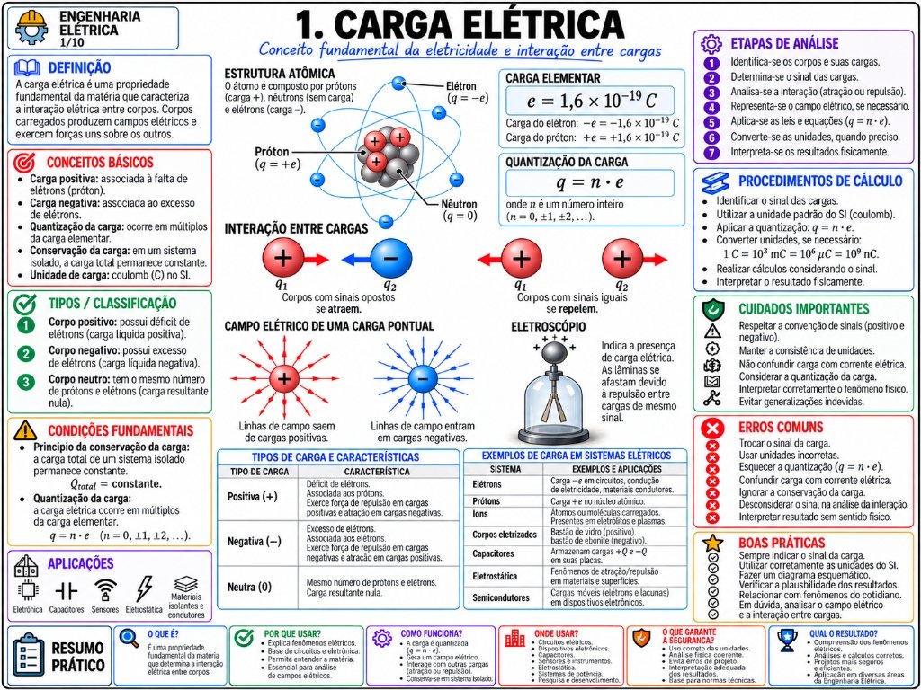 1. Carga Elétrica (1/10)