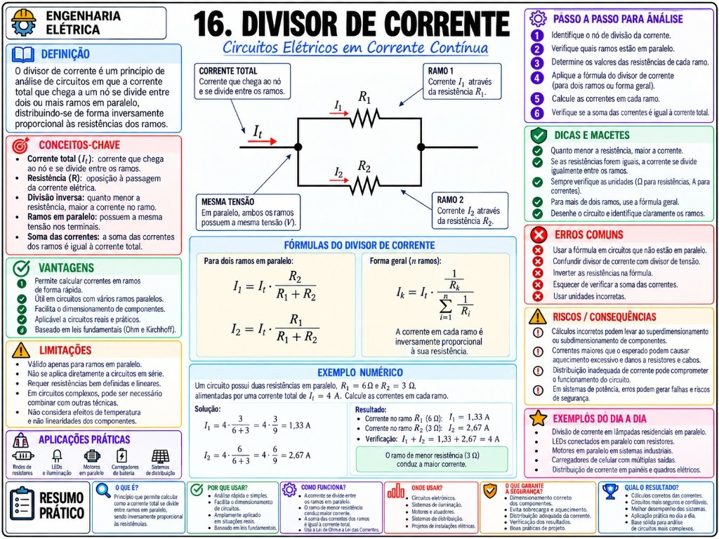 16. Divisor de Corrente (10/10)